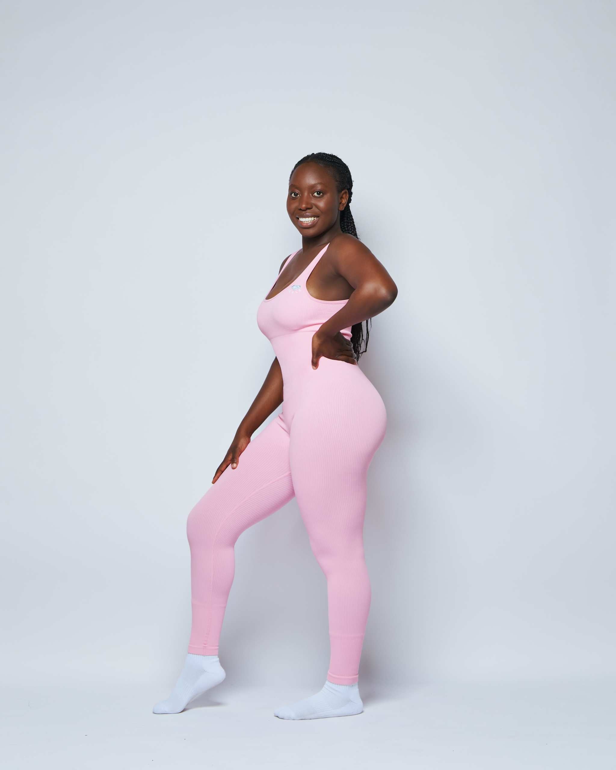 Pink store diamond jumpsuit